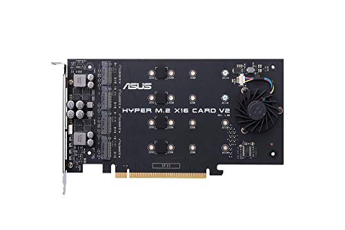 PCメモリ HYPER 16GB ×2セット Asus Hyper M.2 X16 PCIe 3.0 X4 Expansion Card V2 Supports 4 NVMe M
